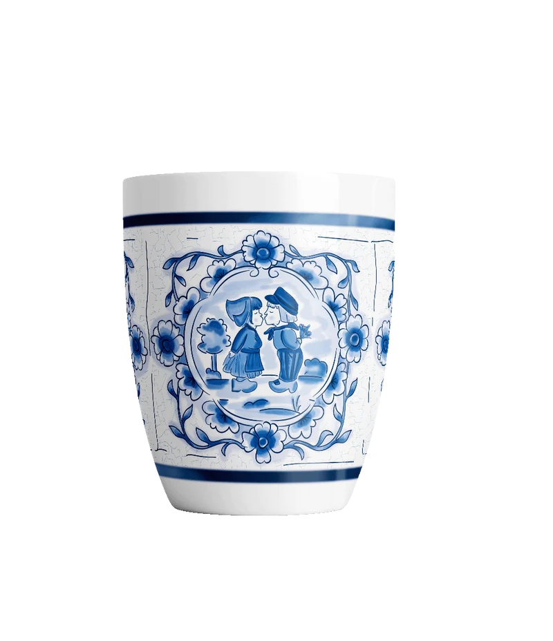 Liebste Mutti Tasse Delfter Blau