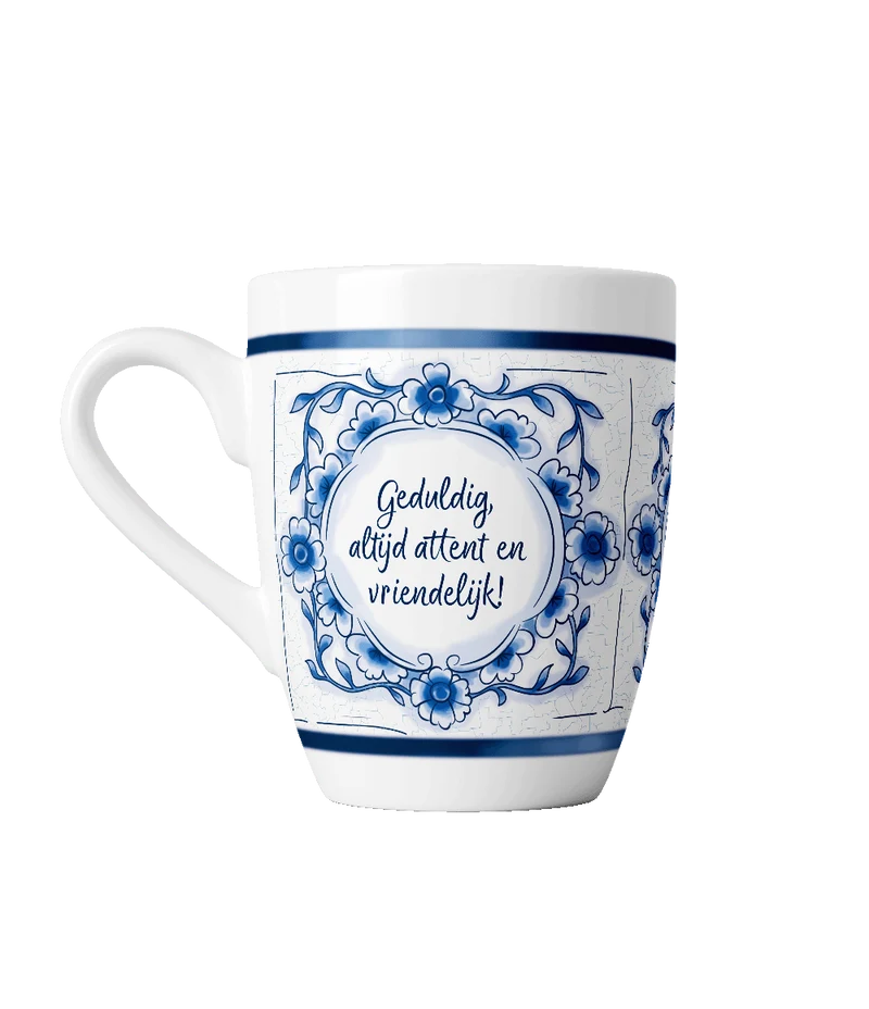 Liebste Oma Tasse Delfter Blau