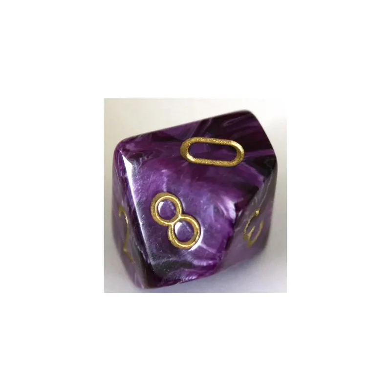 Chessex Vortex Purple/Gold W10