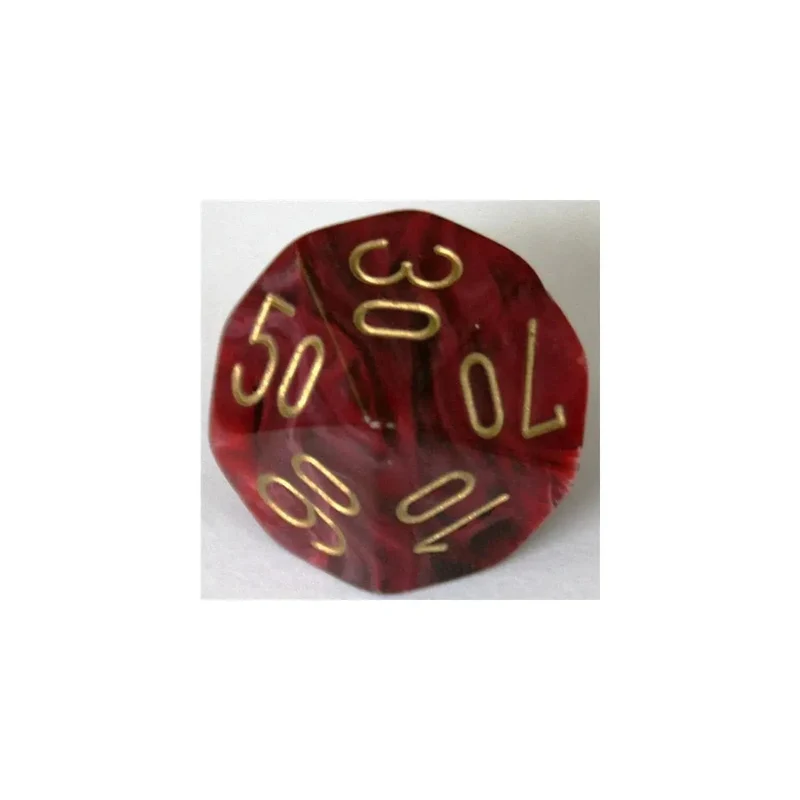 Chessex Vortex Burgundy/Gold W10-0