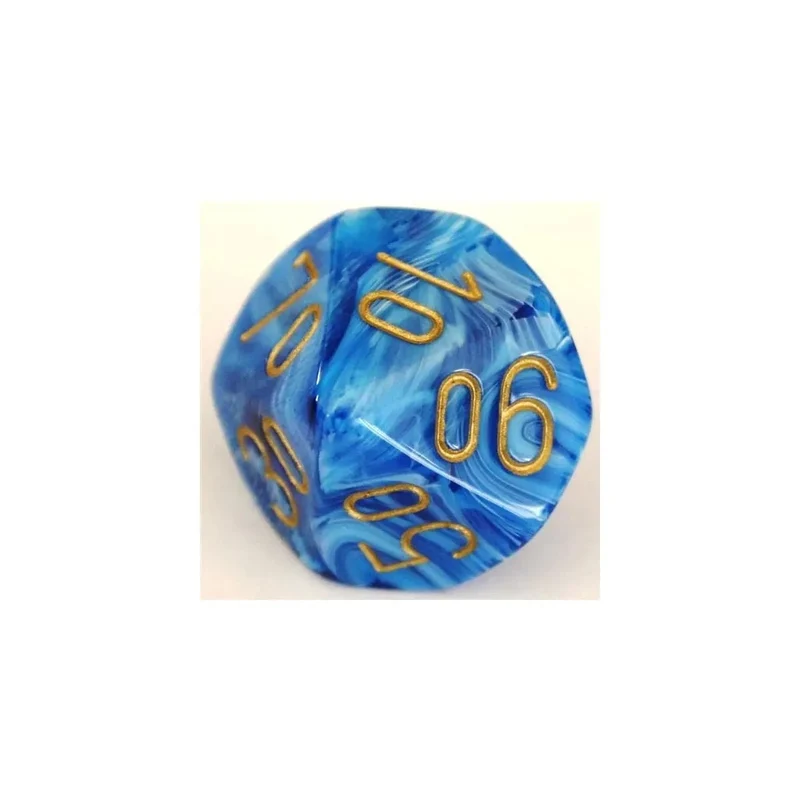 Chessex Vortex Blue/Gold W10-0