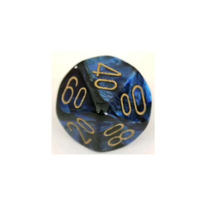 Chessex Scarab Royal Blue/Gold W10-0