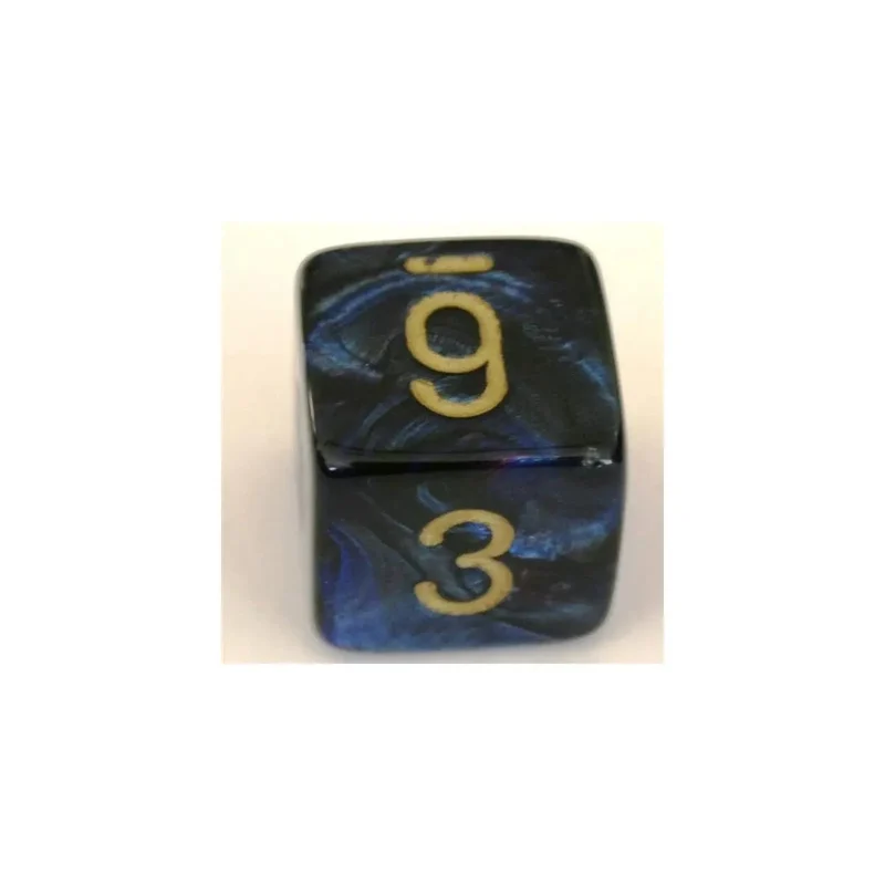 Chessex Scarab Royal Blue/Gold W6