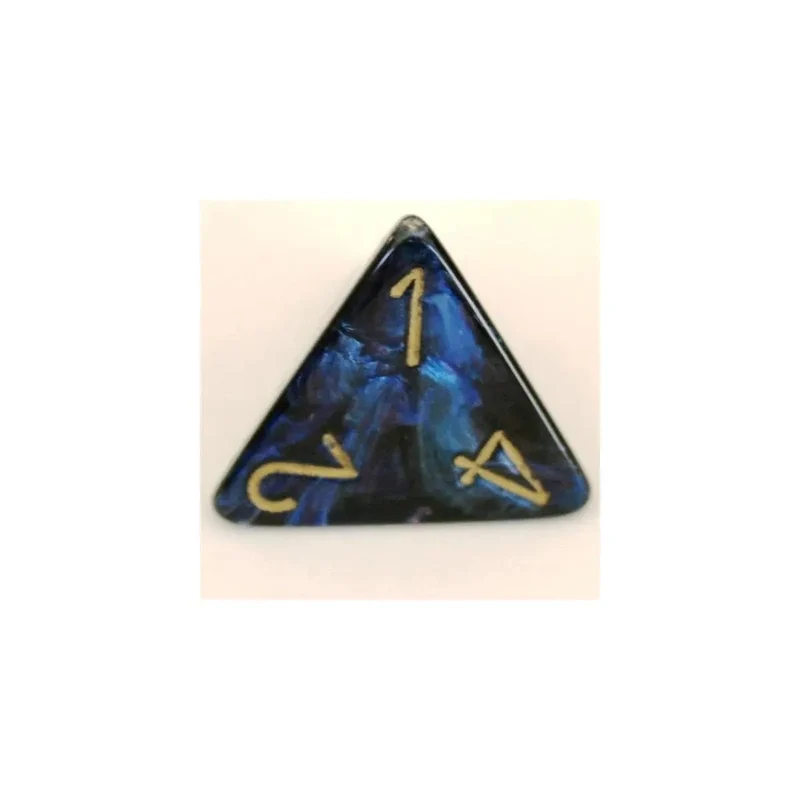 Chessex Scarab Royal Blue/Gold W4