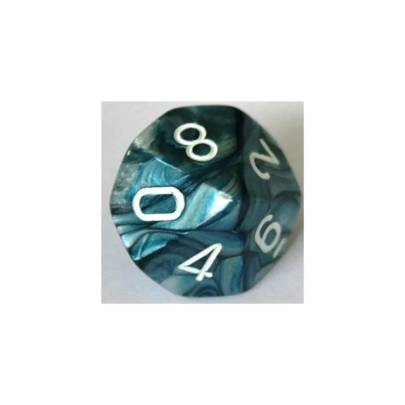 Chessex Lustrous Slate/White W10