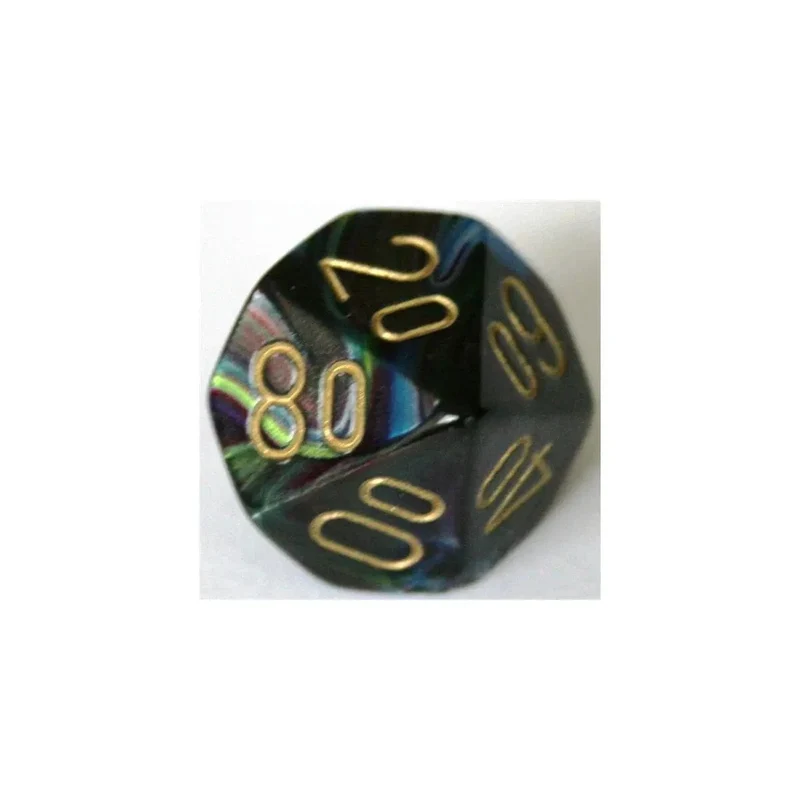 Chessex Lustrous Shadow/Gold W10-0