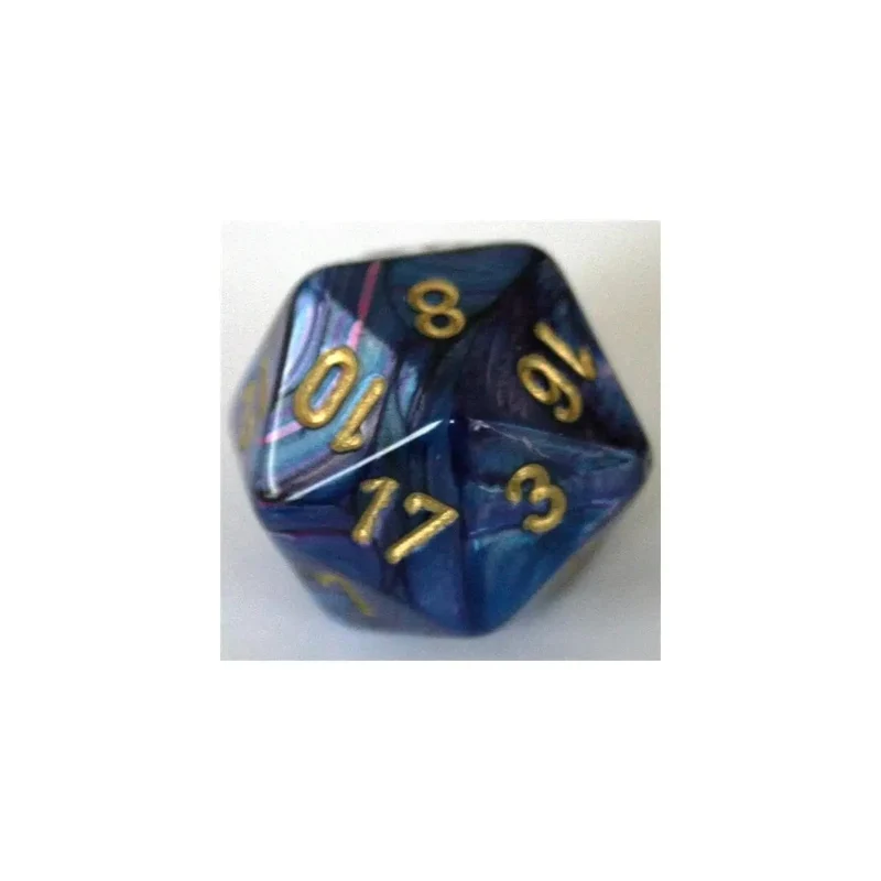 Chessex Lustrous Purple/Gold W20