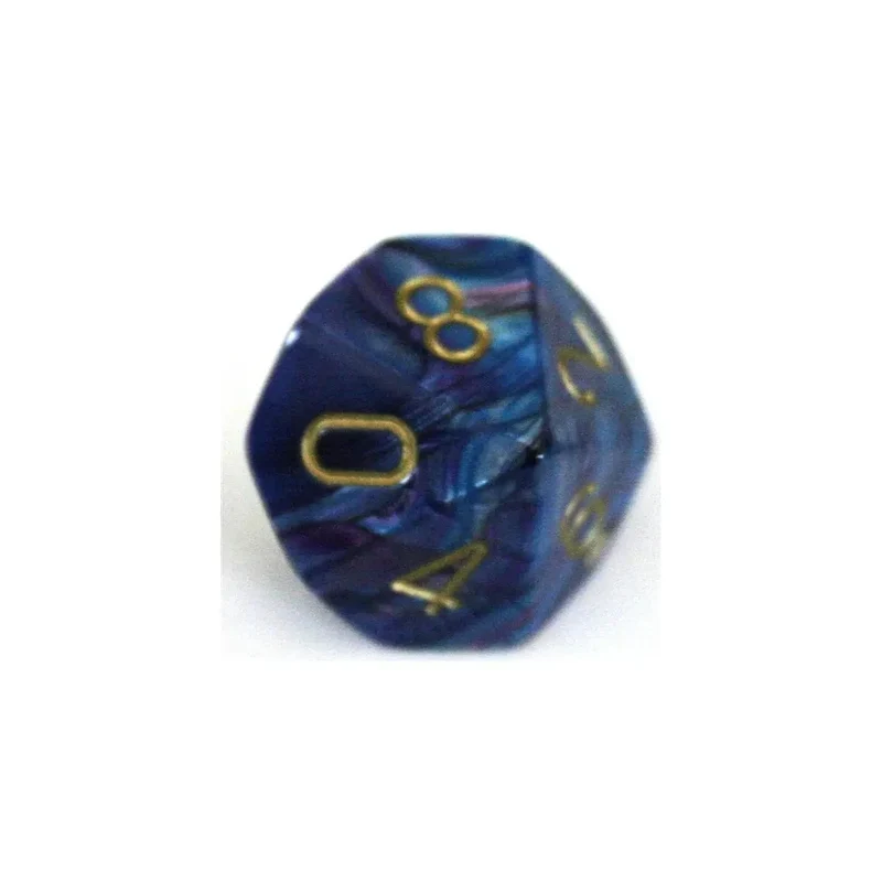 Chessex Lustrous Purple/Gold W10