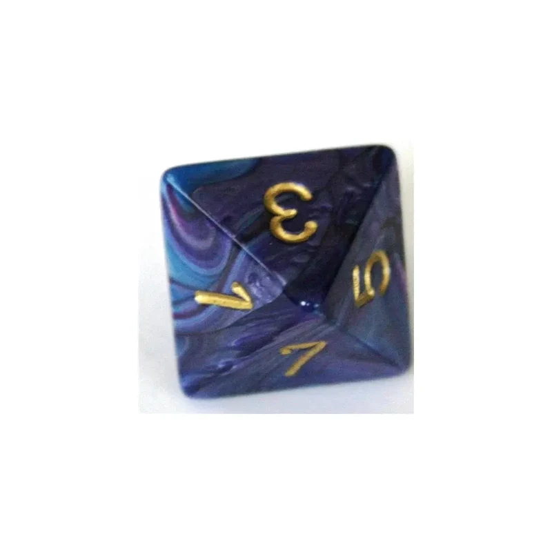 Chessex Lustrous Purple/Gold W8