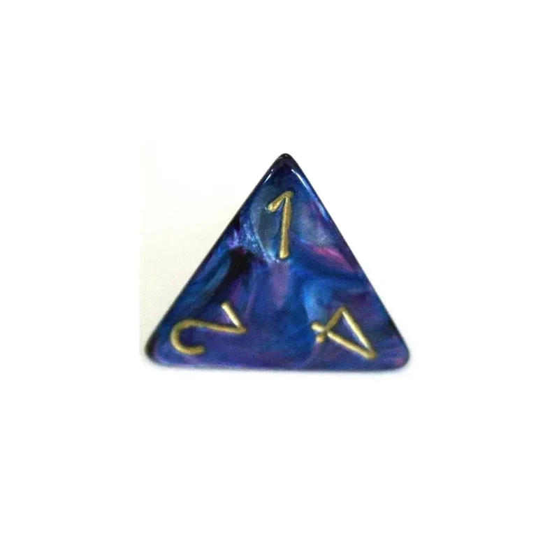 Chessex Lustrous Purple/Gold W4