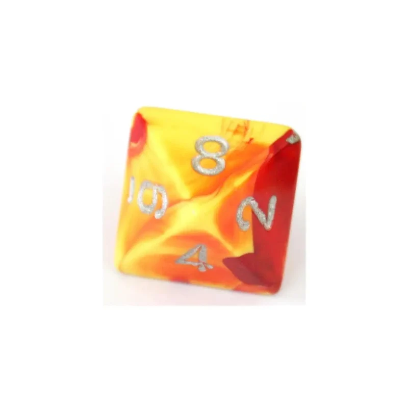Chessex Gemini Red-Yellow W8