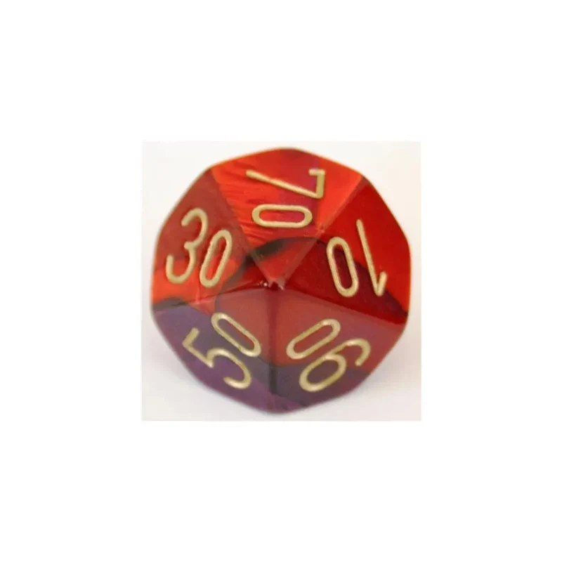 Chessex Gemini Purple-Red W10-0