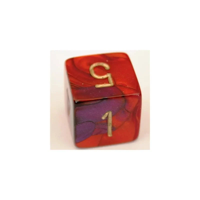 Chessex Gemini Purple-Red W6