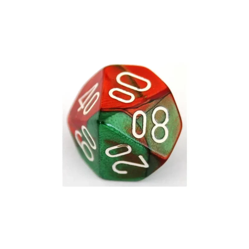 Chessex Gemini Green-Red W10-0
