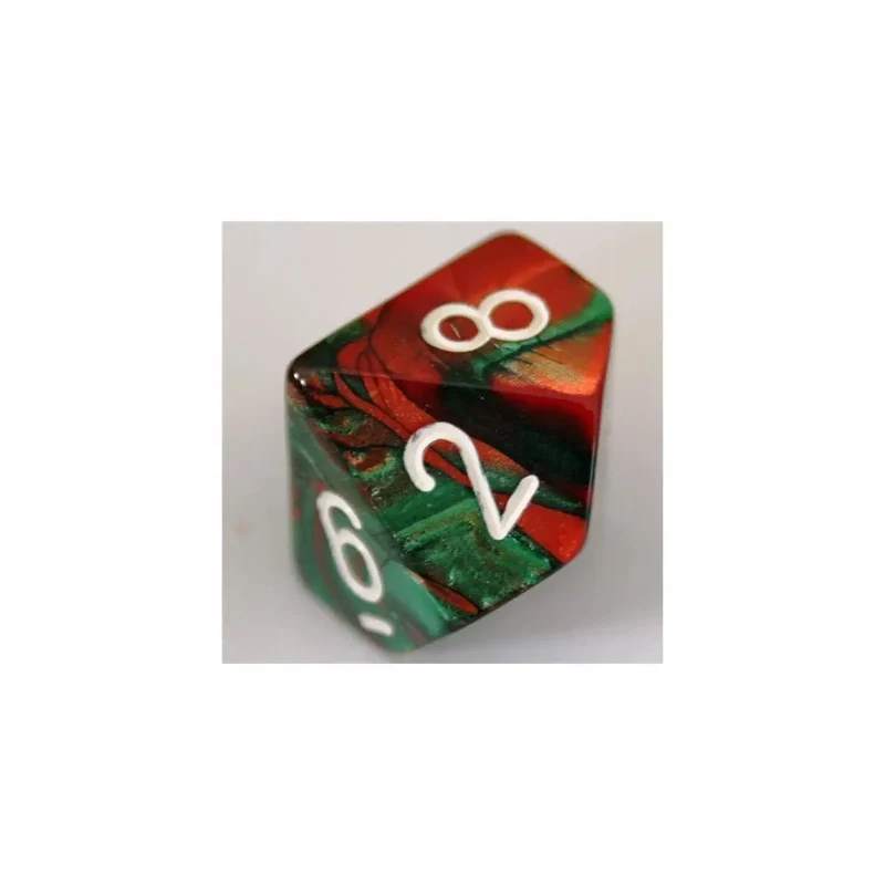 Chessex Gemini Green-Red W10