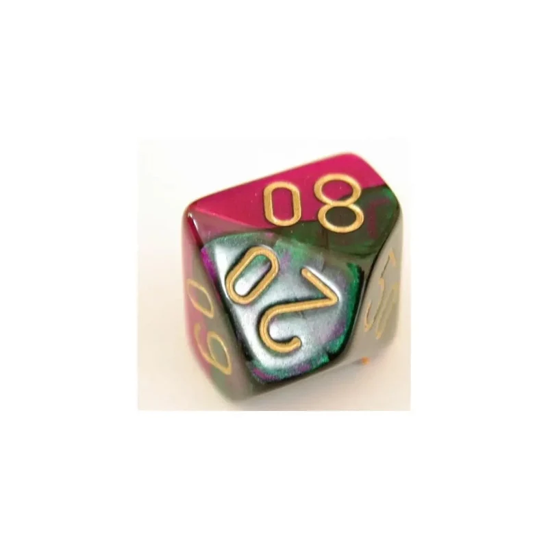 Chessex Gemini Green-Purple W10-0