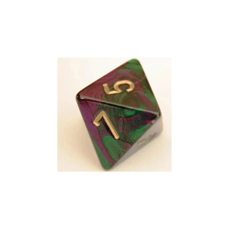 Chessex Gemini Green-Purple W8