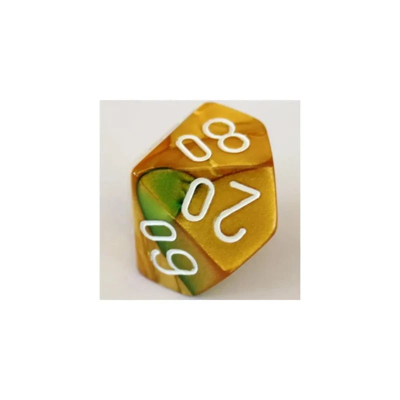 Chessex Gemini Gold-Green W10-0