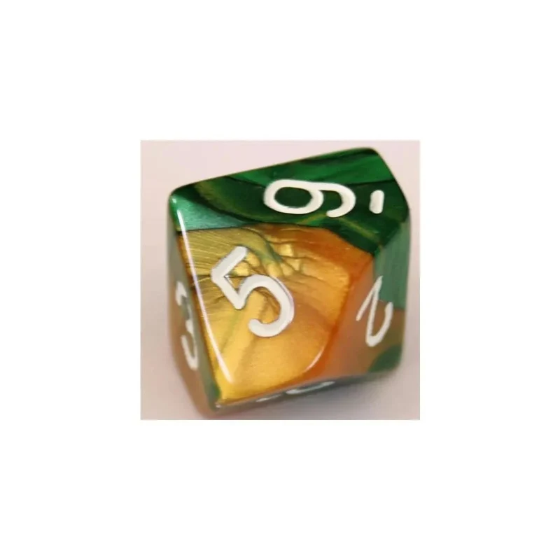 Chessex Gemini Gold-Green W10