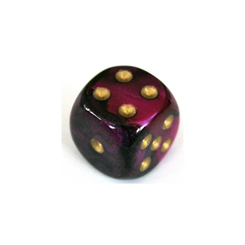 Chessex Gemini Black-Purple W6 12mm