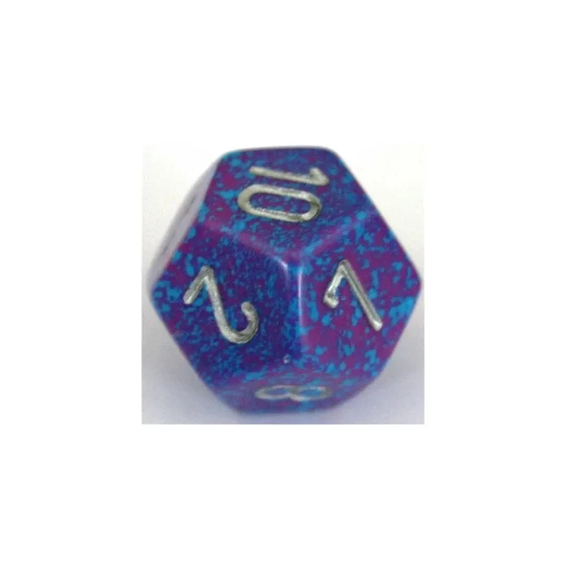 Chessex Speckled Silver Tetra W12