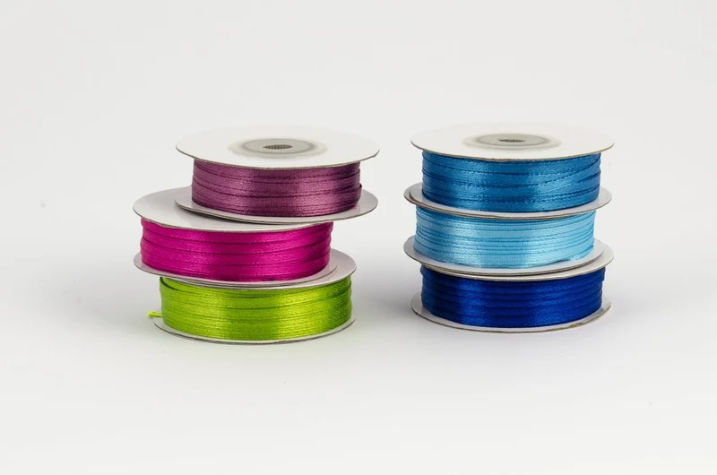 Blaues Band 3Mm Glanz 50m