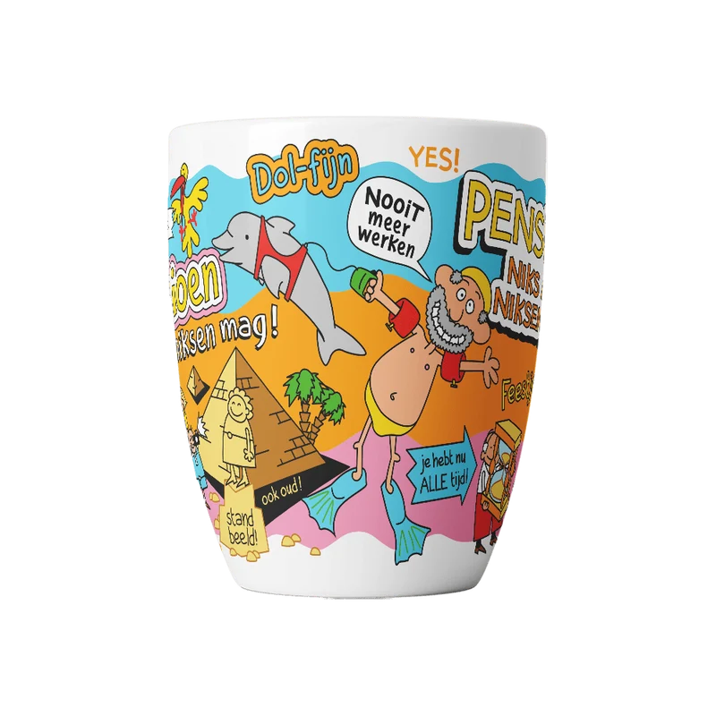 Pension Becher Nichts muss, nichts darf 12cm