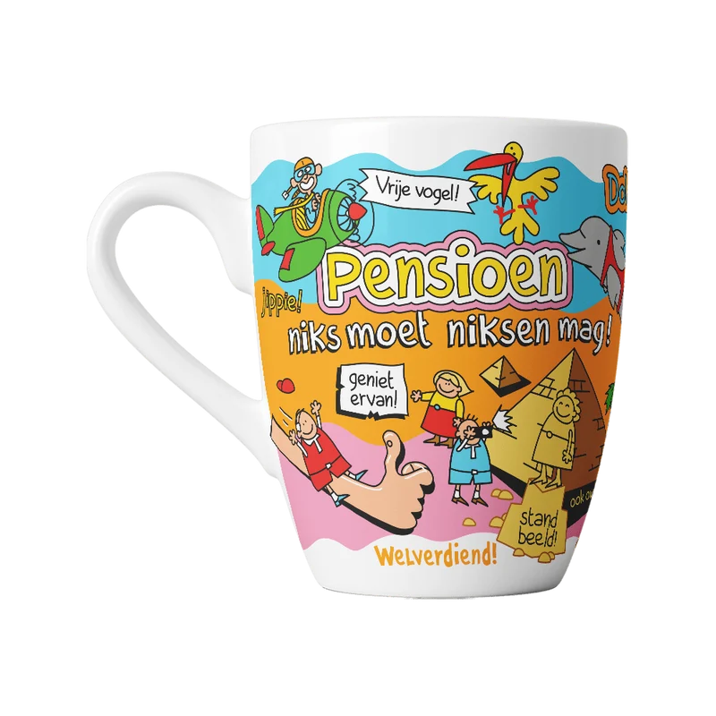 Pension Becher Nichts muss, nichts darf 12cm