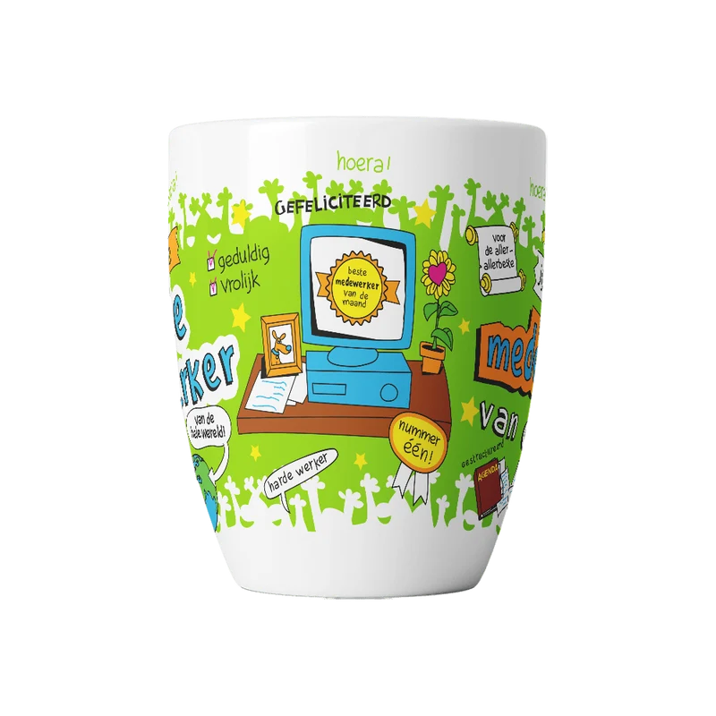 Mitarbeiter des Monats Becher Grün