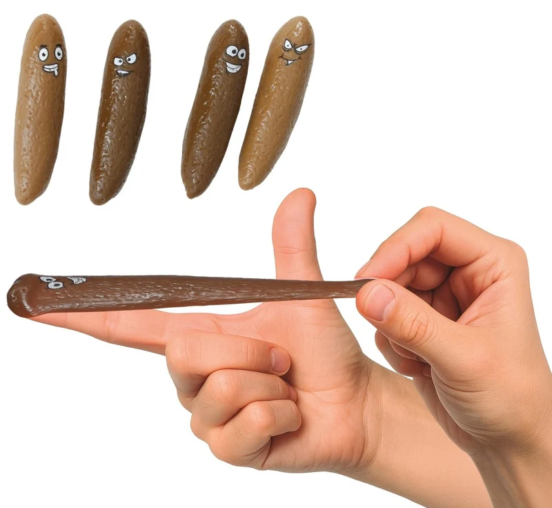 Brauner falscher Kackwurst 4 Stk