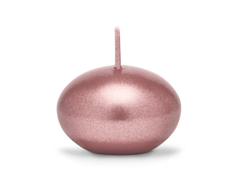 Schwimmende Kerze Rose Gold 4cm 50 Stk