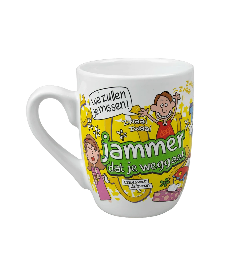 Becher Schade, dass du gehst