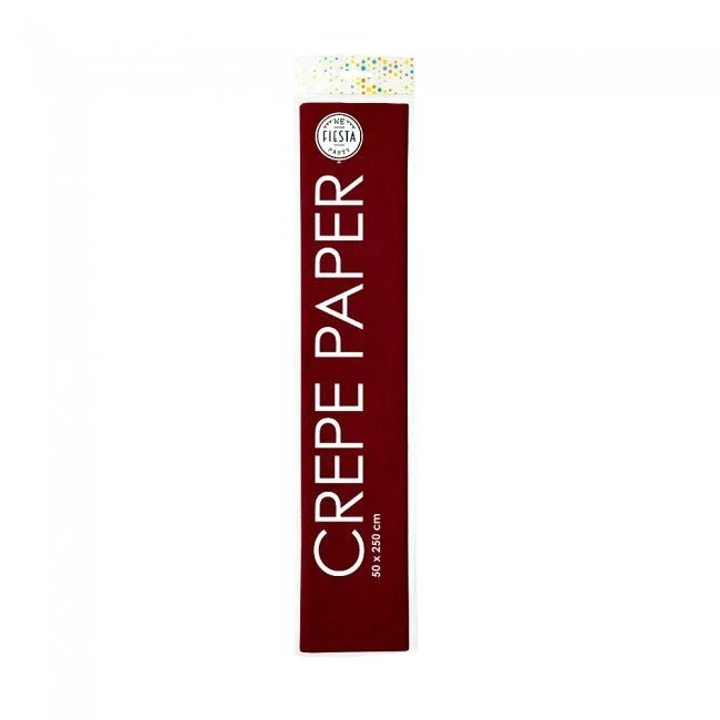 Krepppapier Bordeaux 50cm 2.5m