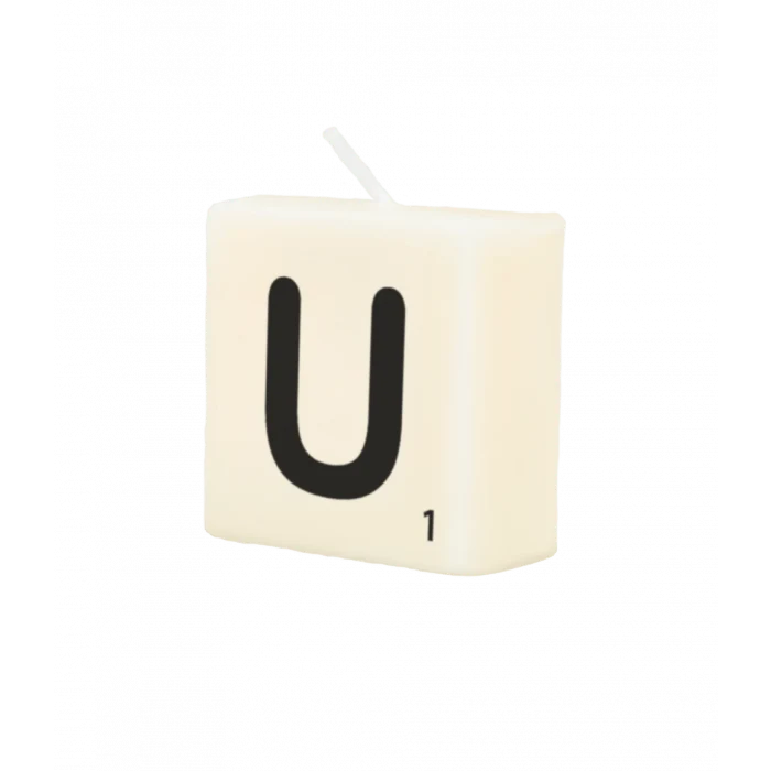 Buchstabe Kerze U 4cm