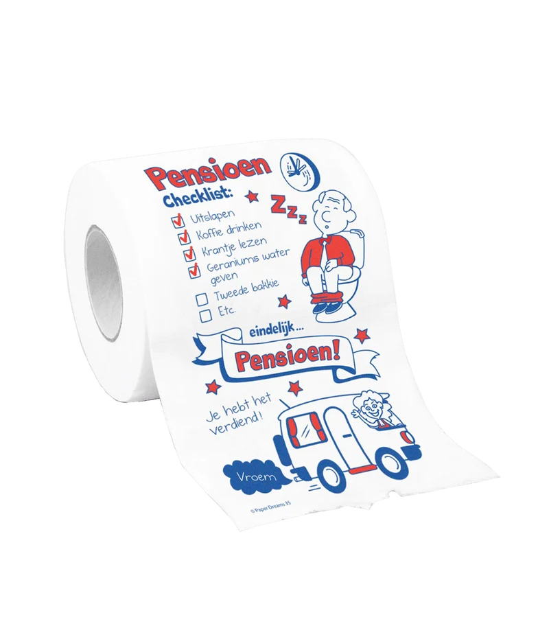 Toilettenpapier Ruhestand