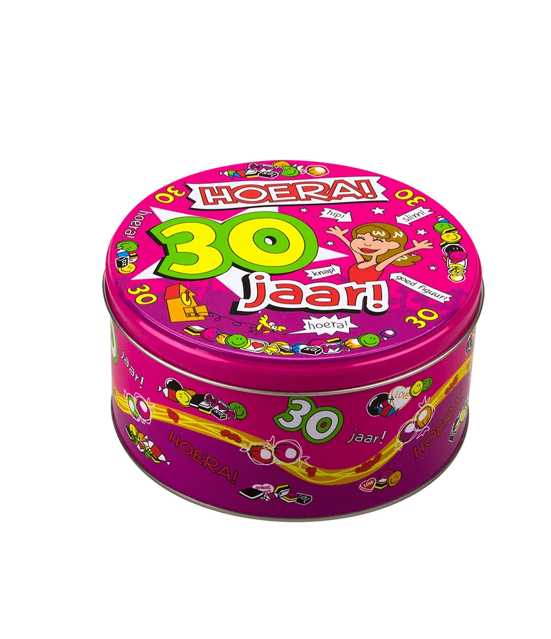 Bonbontrommel 30 Jahre Frau 14cm