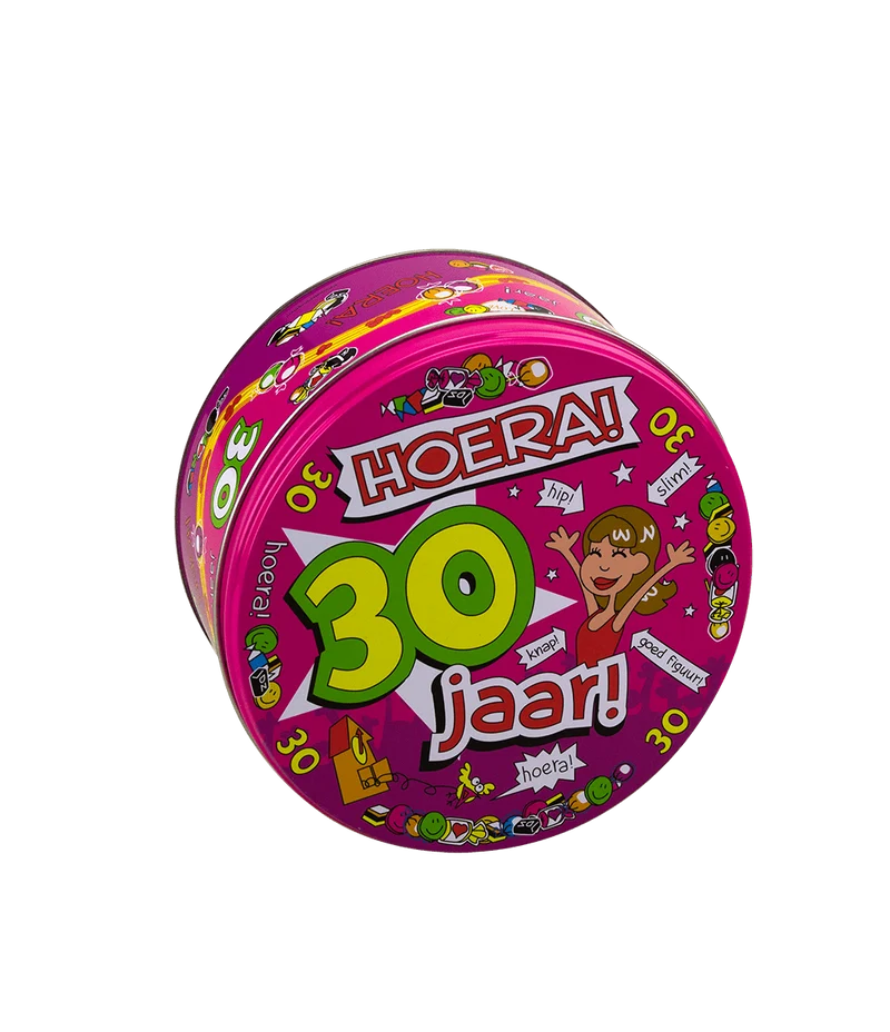 Bonbontrommel 30 Jahre Frau 14cm