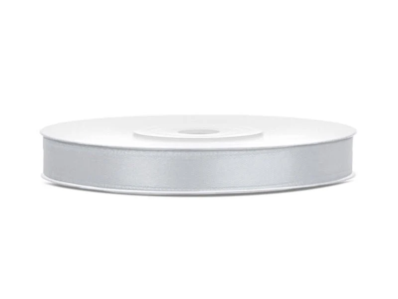 Satinband Silber 6mm 25m