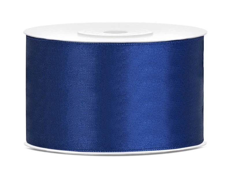 Satinband Dunkelblau 38mm 25m