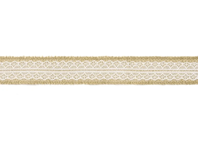 Spitzenband Jute 5m