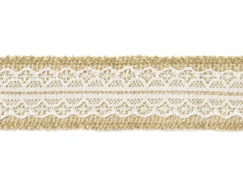Spitzenband Jute 5m