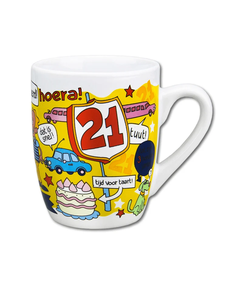 Becher 21 Jahre 12cm
