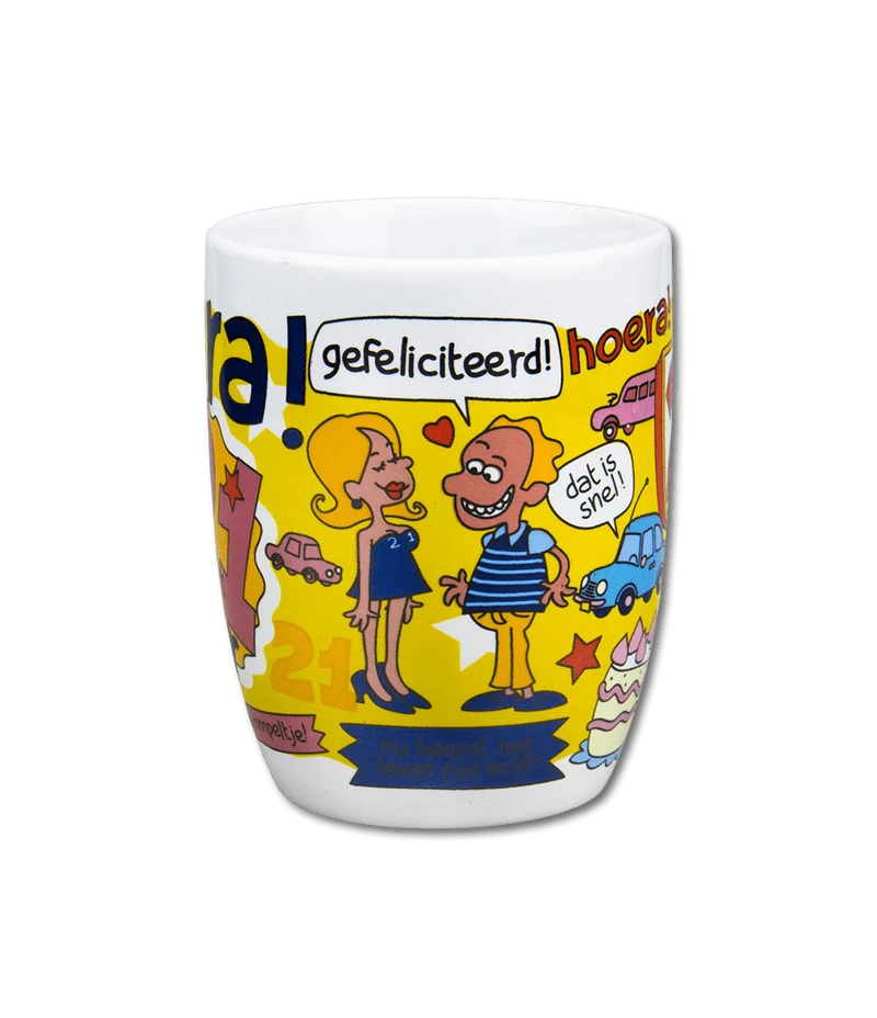 Becher 21 Jahre 12cm
