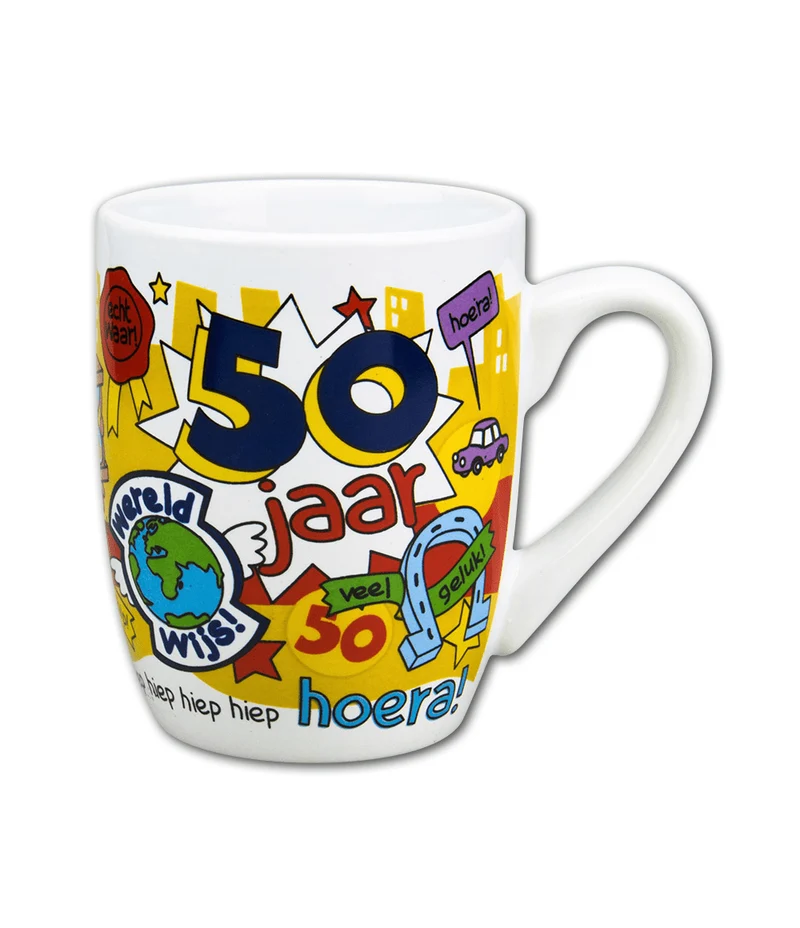 Becher 50 Jahre Mann 12cm