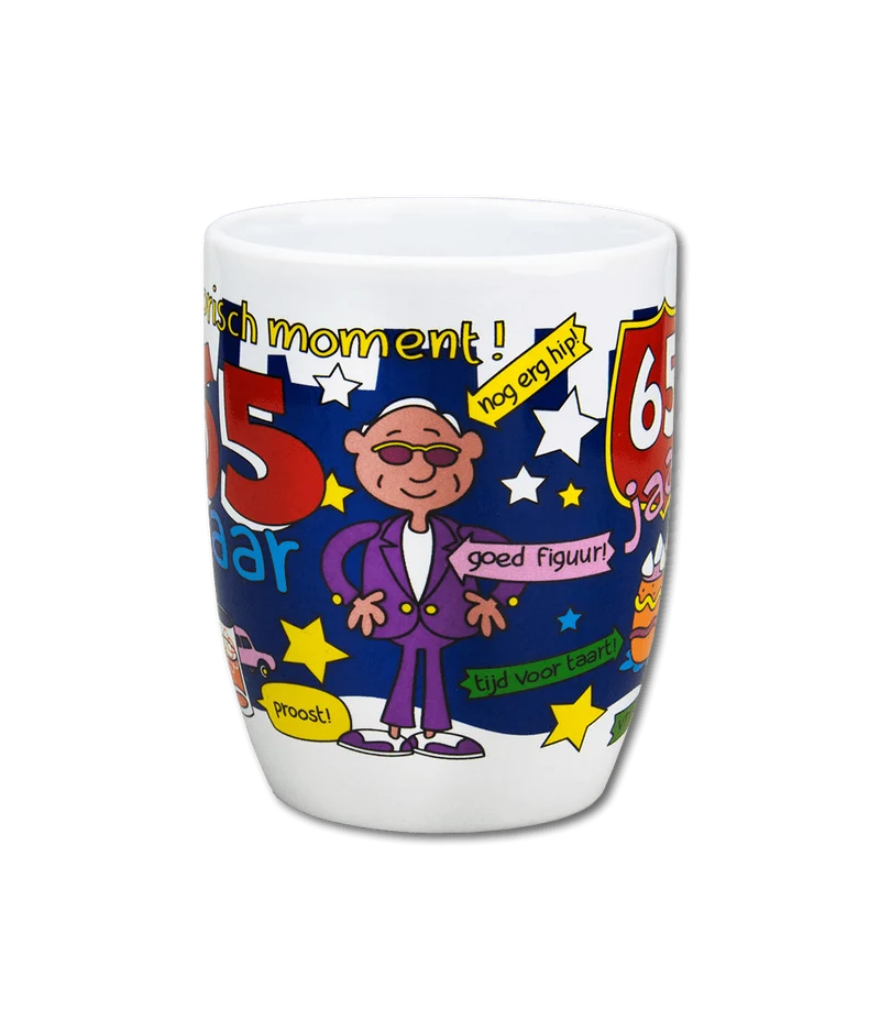 Becher 65 Jahre 12cm