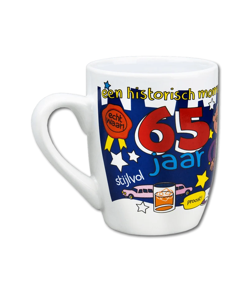 Becher 65 Jahre 12cm