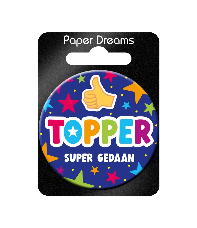 Dunkelblauer Knopf Topper 5,5 cm