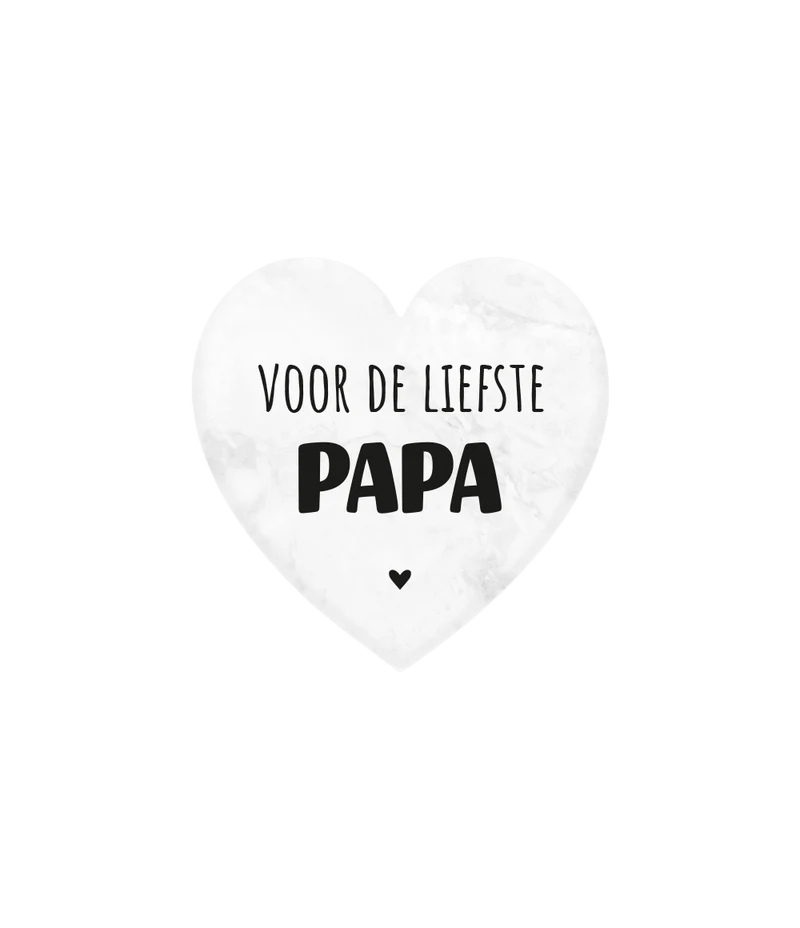Liebster Daddy Marmorherz 5cm