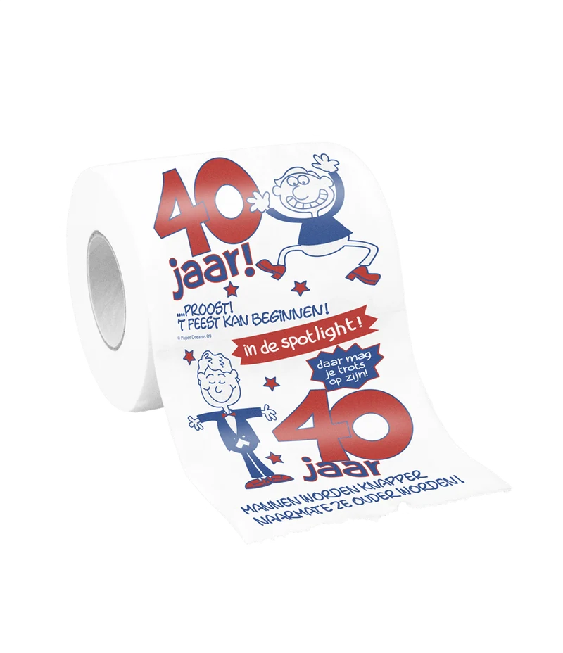 Toilettenpapier 40 Jahre Männlich