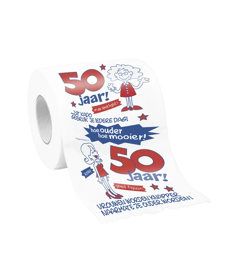 Toilettenpapier 50 Jahre Frau